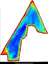 Tiefenkarte Autobahnsee Mellendorf
